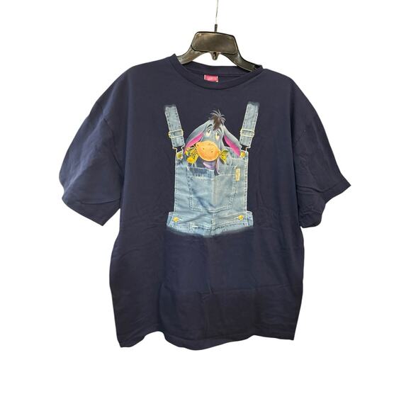 Y2K VTG EEYORE Wonderful World of Disney Jerry Leigh T Shirt XL Winnie The Pooh - Picture 1 of 6